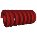 Rectangular wire spring